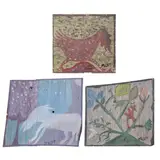 Mose Ernest Tolliver, A Set of Three Paintings:, Mule and Tree