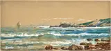 A Set of Eight Watercolors by Edmund Darch Lewis, watercolor on paper, offered Jan 2025