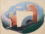William S. Schwartz, Symphonic Forms #27, gouache on paper