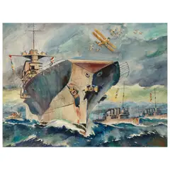 The Hornet's Nest by Arthur Edwaine Beaumont, watercolor and graphite on paper, sold Nov 2025