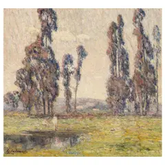Giuseppe Cadenasso, Bathers Near Mills College, oil on canvas