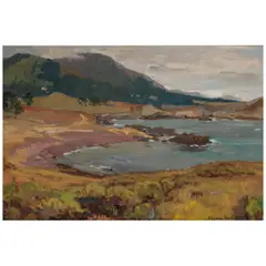 Franz Bischoff, Carmel Point, circa 1915-1919, oil on board
