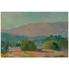 Franz Bischoff, Pasadena, oil on board