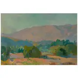 Franz Bischoff, Pasadena, oil on board