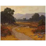 John Marshall Gamble, Wildflowers, oil on canvas