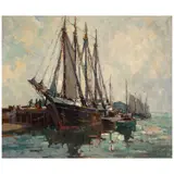 George Kennedy Brandriff, The Home Port, oil on canvas