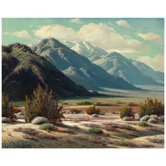 Paul Grimm, Foreground San Jacinto, 1949, oil on canvas