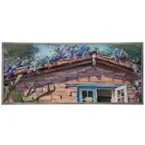 John Comer, Wisteria, oil on canvas