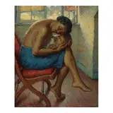 Mischa Askenazy, Mother and Child, oil on canvas