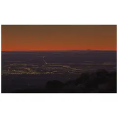 Wilson Hurley, Albuquerque at Dusk, 1983, oil on canvas