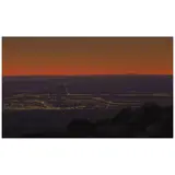 Wilson Hurley, Albuquerque at Dusk, 1983, oil on canvas