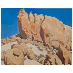 Maynard Dixon, Point of Rocks, 1936, oil on canvas affixed to board