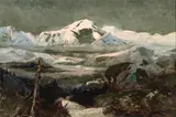 Sydney Laurence, Mt. McKinley from Lower Peters Hills, oil on canvas laid to Masonite