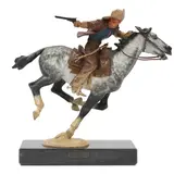 Harry Jackson, Pony Express III, polychrome bronze