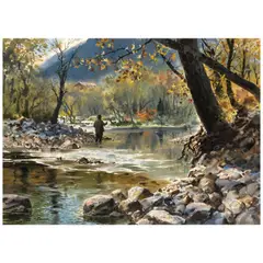 My Poacher by John Cowan, watercolor and gouache on paper, sold Nov 2025