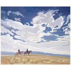 Jerry Jordan, Inner Silence, oil on canvas