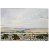 Jerry Jordan, Where the Trail Will Wind, oil on canvas