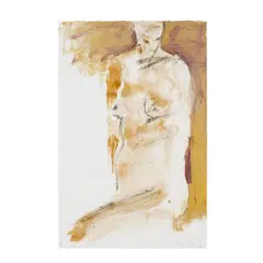 Manuel Neri, Untitled No. 9 (Joellen), 1995, charcoal, watercolor and oil stick on paper