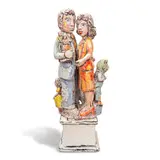 Viola Frey, Untitled (Man, Woman and Frog), 1993, glazed ceramic, in 2 parts