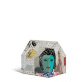 Tony Berlant, Miss Wong, 1989, found metal collage on plywood with steel brads