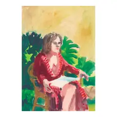 Paul Wonner, Untitled, circa 1960, watercolor, gouache and graphite on paper
