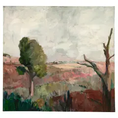 Elmer Bischoff, White Sky, 1962, oil on canvas