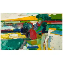 Roland Petersen, Four Figures, 1961, oil on canvas