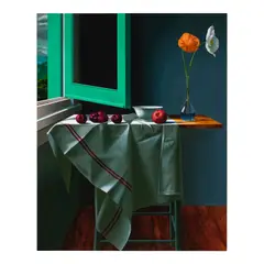 Bruce Cohen, Untitled (Interior with Plums, Peach, and Poppies), 2010, oil on canvas
