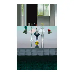 Interior of Studio with Green and Black Floor by Bruce Cohen, 1983, oil on canvas, sold Sep 2025