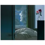 Bruce Cohen, Untitled (Interior with Bed and Clouds), 2003, oil on canvas
