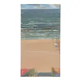 Larry Cohen, Santa Monica Beach, 2018, oil on canvas