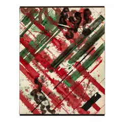 Untitled by Ed Moses, 1985, oil and acrylic on canvas in artist's frame, sold Sep 2025