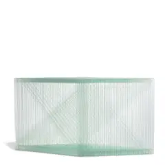 Open Diamond Diagonal by DeWain Valentine, 1980, laminated glass, offered Sep 2025