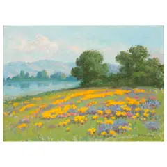 William Franklin Jackson, California Landscape, circa 1918, oil on canvas