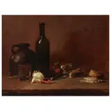 Guy Rose, Still Life with Wine Bottle and Onion
