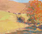 Selden Connor Gile, Spring in the Hills, oil on board
