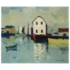 Thomas Lorraine Hunt, The Yellow Boat, oil on canvas