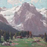 Edgar Alwin Payne, Rugged Heights, oil on canvas