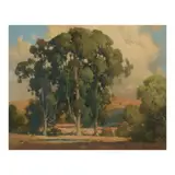 Percy Gray, Three Sentinels, oil on canvas