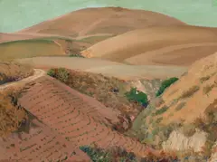 William Alexander Griffith, Rolling Hills (Irvine Ranch), oil on canvas