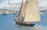 Christopher Blossom, Back to Gloucester, 2012, oil on canvas