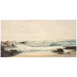 Robert William Wood, Crystal Cove (Laguna Beach), oil on canvas