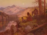 Gordon Coutts, The Hunter, oil on canvas
