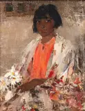 Nicolai Fechin, Indian Girl (Lolita), oil on canvas