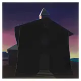 Harold Waldrum, Rowe Mesa y la Iglesia en San Jose, acrylic on canvas