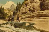 Frank McCarthy, Leaving No Trail, oil on Masonite