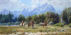 Martin Grelle, Tracking Trouble, oil on canvas