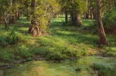 Summer Greens by Clyde Aspevig, oil on canvas, sold Apr 2025