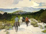 Jerry Jordan, Season of Silence, oil on canvas