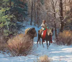 Martin Grelle, Out of Shadows, oil on canvas